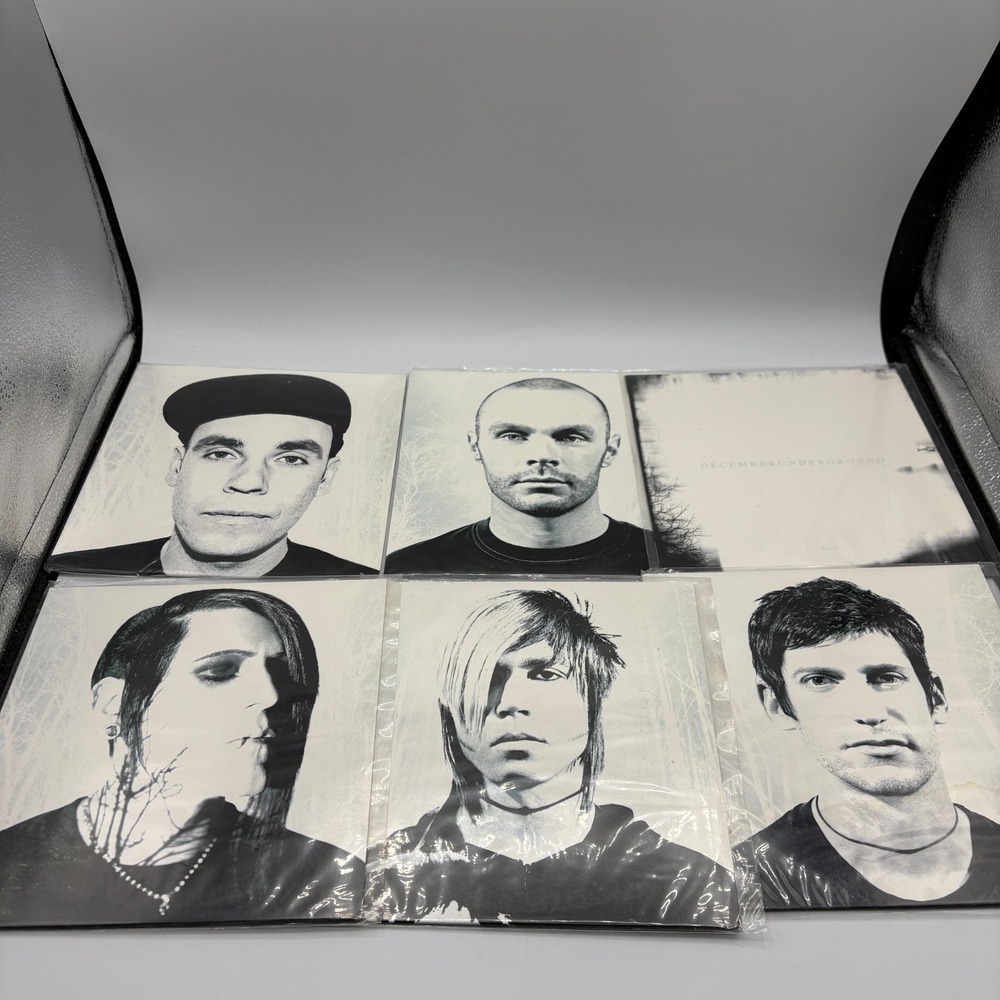AFI Decemberunderground 7" Vinyl set of 6 Clear 2006 Pressing No Box